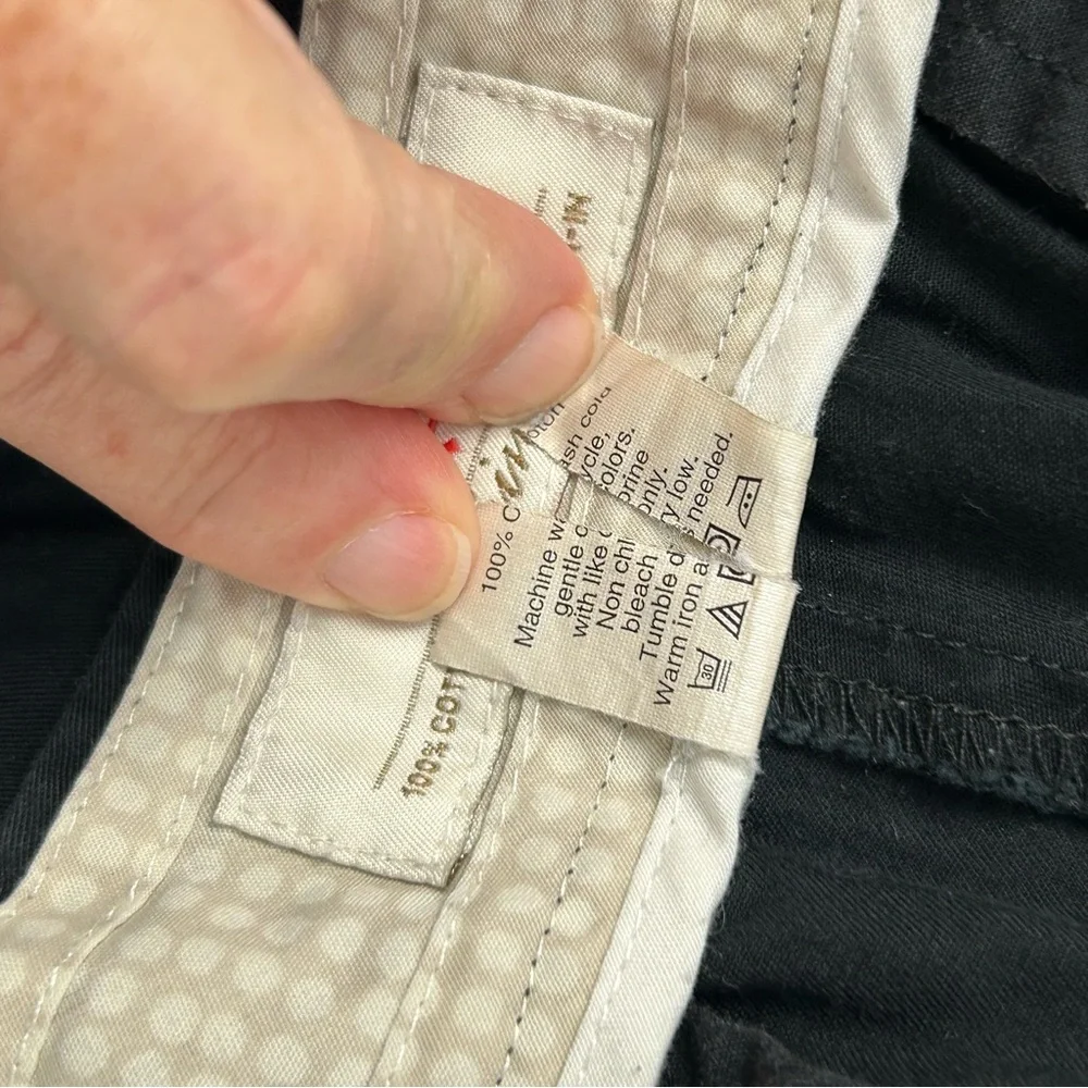 J.‎ Crew Black Chino Broken-in Black Shorts Size 8